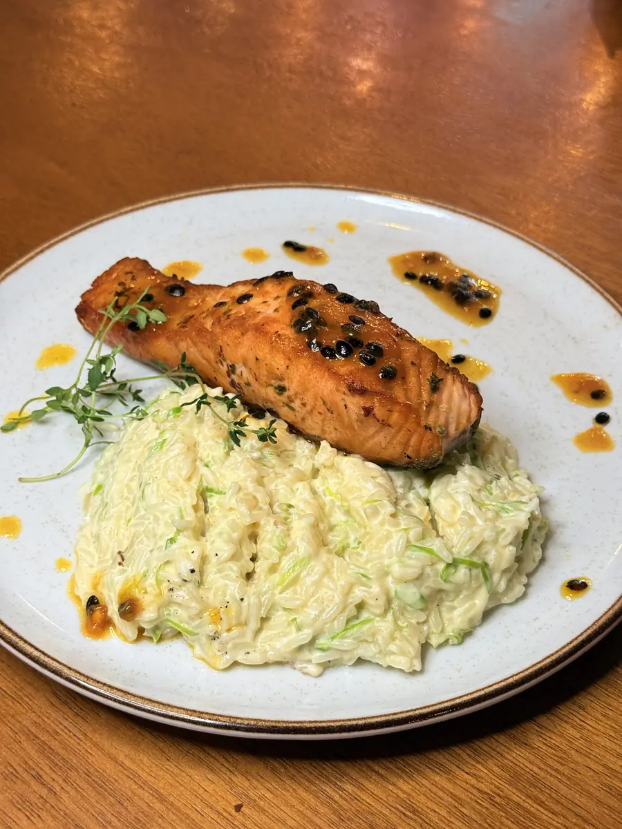 Salmão grelhado